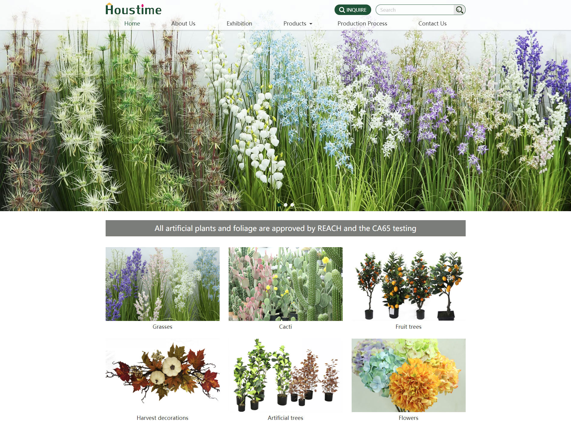植物花草树木-英文网站设计（响应式）